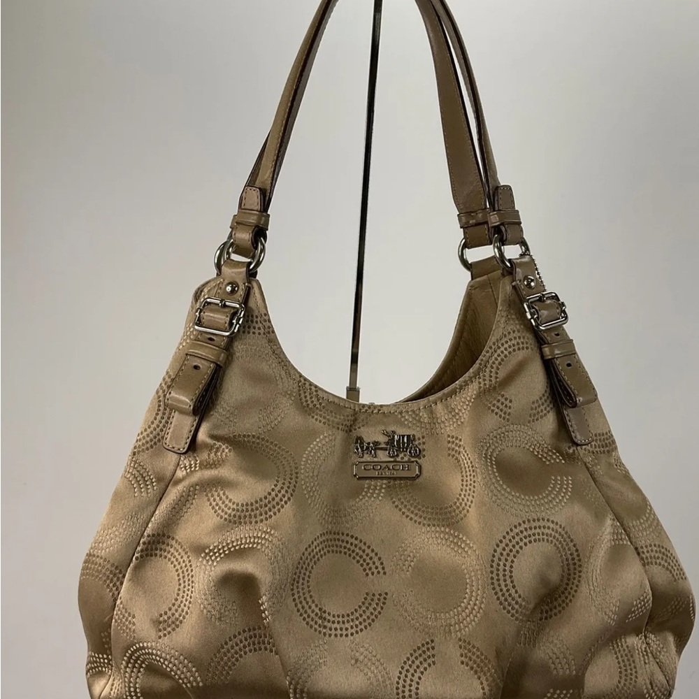 Coach Signature Shoulder Bag, Tan